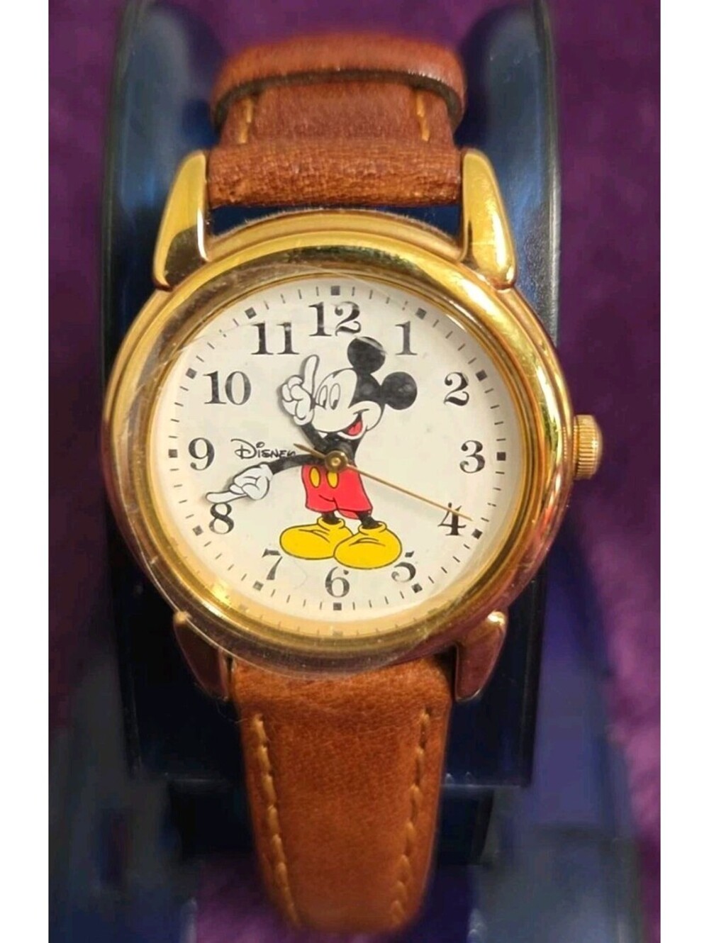 Vintage Disney Mickey Mouse Collectors Watch RRS378 NEW In Case Needs Battery
